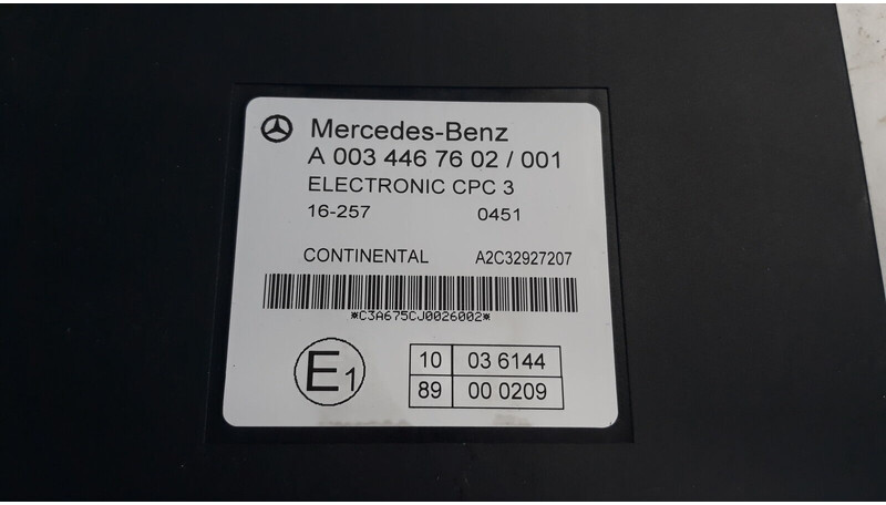 Centralina electrónica de Caminhão Mercedes-Benz CPC3 control unit: foto 3