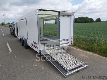 Reboque transporte de veículos nuevo Brian James Trailers 340-5510 low bed enclosed cartransporter: foto 5