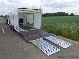 Reboque transporte de veículos nuevo Brian James Trailers 340-5510 low bed enclosed cartransporter: foto 19