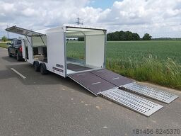 Reboque transporte de veículos nuevo Brian James Trailers 340-5510 low bed enclosed cartransporter: foto 20