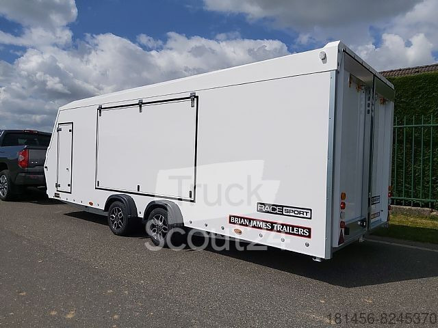 Reboque transporte de veículos nuevo Brian James Trailers 340-5510 low bed enclosed cartransporter: foto 6