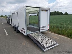 Reboque transporte de veículos nuevo Brian James Trailers 340-5510 low bed enclosed cartransporter: foto 16