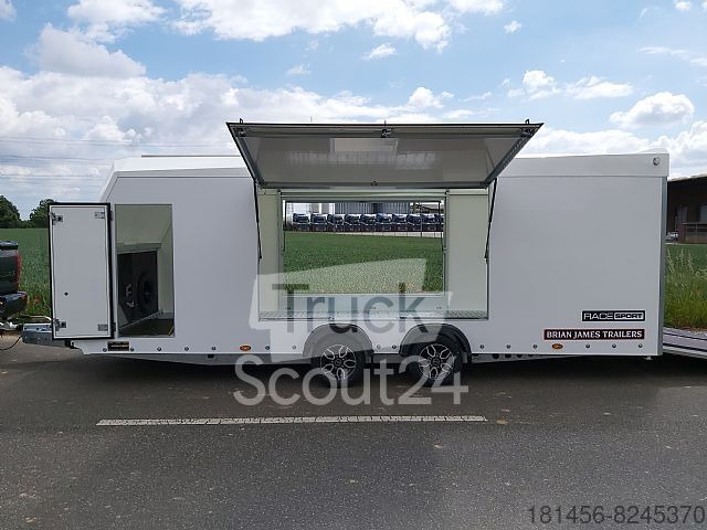 Reboque transporte de veículos nuevo Brian James Trailers 340-5510 low bed enclosed cartransporter: foto 10