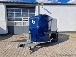 Reboque furgão nuevo Cheval Liberté schöner blauer Anhänger aerodynamisch Leichtmetallräder Heckrampe Tür: foto 10