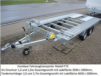Reboque transporte de veículos nuevo Humbaur - FTK133520 Fahrzeugtransporter kippbar: foto 1