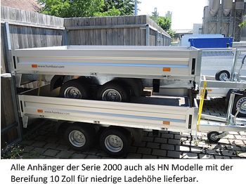 Reboque para carros nuevo Humbaur - HN305221 GR Tandemanhänger 3,0to Hochlader: foto 1