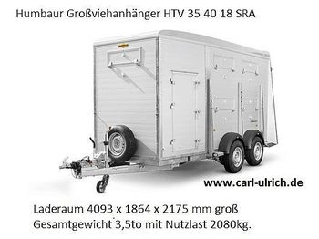 Reboque transporte de gado nuevo Humbaur - HTV354018 SRA Großviehanhänger: foto 1