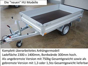 Reboque para carros nuevo Humbaur - HU132314 Hochlader gebremst 1,3to: foto 1