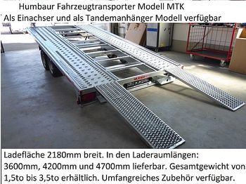 Reboque transporte de veículos nuevo Humbaur - MTK183622 Fahrzeugtransporter Autotransporter: foto 1