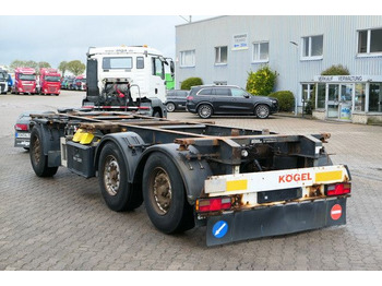 Reboque transportador de contêineres/ Caixa móvel Kögel AWE 27, 3-Achser, 24to. NL, BPW, Luftfederung: foto 2