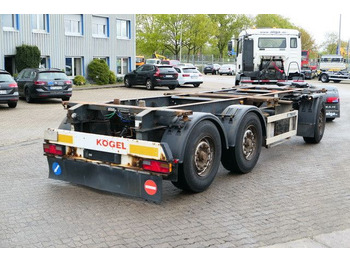 Reboque transportador de contêineres/ Caixa móvel Kögel AWE 27, 3-Achser, 24to. NL, BPW, Luftfederung: foto 4