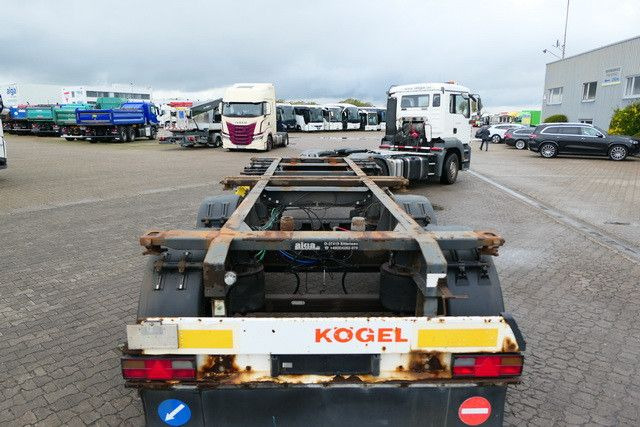 Reboque transportador de contêineres/ Caixa móvel Kögel AWE 27, 3-Achser, 24to. NL, BPW, Luftfederung: foto 3
