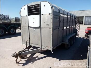 Reboque transporte de gado Nugent 14' x 6' Tri Axle Livestock Trailer: foto 1