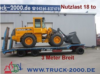 LANGENDORF TUE 24/80 3 Achsen Nutzlast 18to 3 m Breit - Reboque baixa