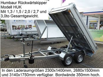 Reboque basculante Humbaur - HUK273117 Rückwärtskipper Handpumpe