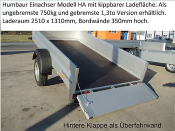 Reboque para carros Humbaur - HA752513 BK kippbare Ladefläche ungebremst