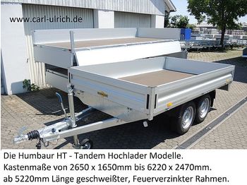 Reboque para carros Humbaur - HT306221 GR Tandemanhänger 3,0to Hochlader