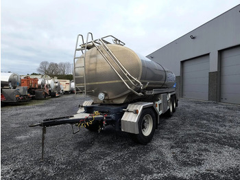 Magyar 3 AXLES - INSULATED STAINLESS STEEL TANK 17000L 1 COMP - Reboque tanque