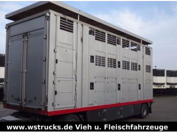 Menke 3 Stock Ausahrbares Dach Vollalu  - Reboque transporte de gado