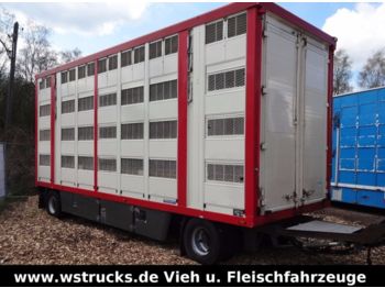 Menke 4 Stock Ausahrbares Dach Vollalu  - Reboque transporte de gado
