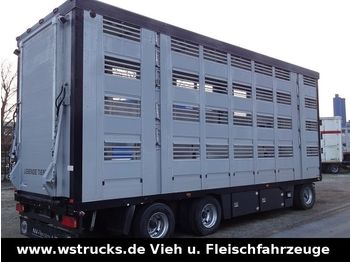 Menke 4 Stock Vollausstattung 7,70m  - Reboque transporte de gado