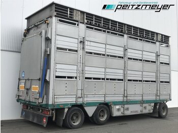  Pezzaioli Viehanhänger 3 Stock 3 Achs, Hubdach, LIA - Reboque transporte de gado