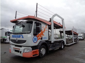 Reboque transporte de veículos Renault Premium 370, Euro 5, LOHR, Belgium Truck: foto 1