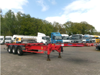 Asca 3-axle container trailer 20-40-45 ft + hydraulics - Semireboque transportador de contêineres/ Caixa móvel: foto 2