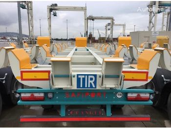 Semireboque transportador de contêineres/ Caixa móvel para transporte de contêineres nuevo CANGÜLLER TREYLER İn Port Container Carrier: foto 1