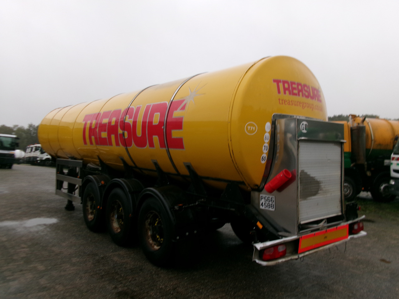 Semirreboque tanque para transporte de alimentos Clayton Food (beer) tank inox 30 m3 / 1 comp: foto 4