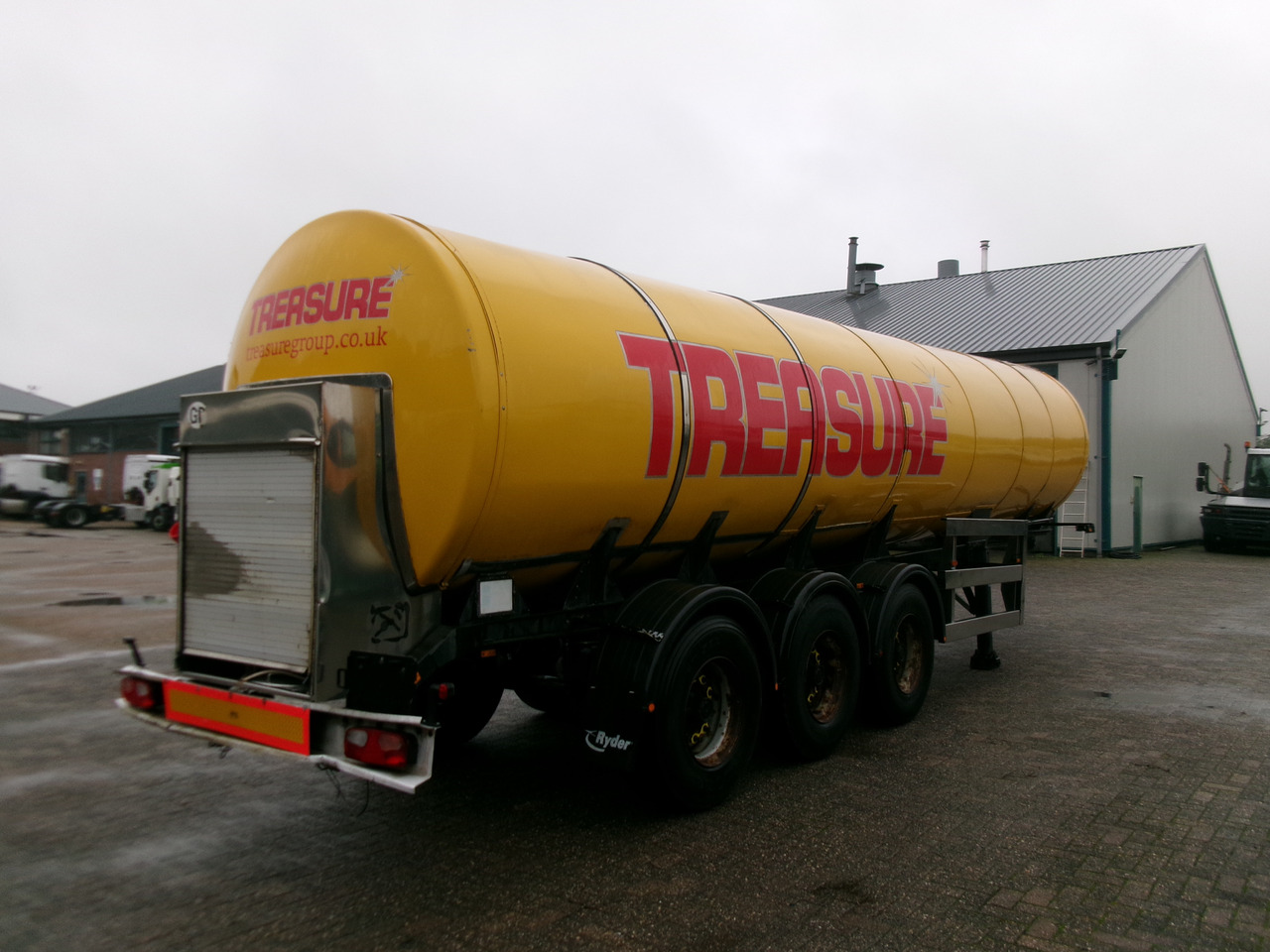 Semirreboque tanque para transporte de alimentos Clayton Food (beer) tank inox 30 m3 / 1 comp: foto 3
