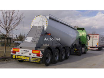 Semirreboque tanque para transporte de cemento nuevo EMIRSAN 4 Axle Cement Tanker Trailer: foto 1