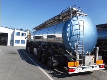 Semirreboque tanque para transporte de alimentos Feldbinder 1-Kammer Lebensmittelauflieger 34.000l: foto 1
