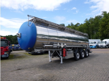 Semirreboque tanque para transporte de produtos químicos Feldbinder Chemical tank inox 30 m3 / 1 comp: foto 1