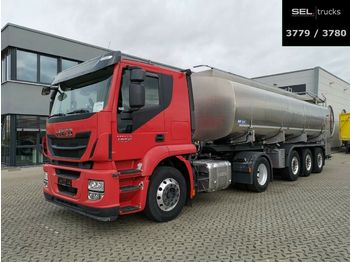 Semirreboque tanque para transporte de alimentos Feldbinder HLW STA 35 / Milch /  2 Kammern / 27.000 l: foto 1