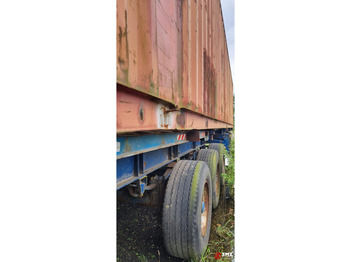 Semireboque transportador de contêineres/ Caixa móvel Fruehauf Oplegger container+ 1000 lames steel: foto 3