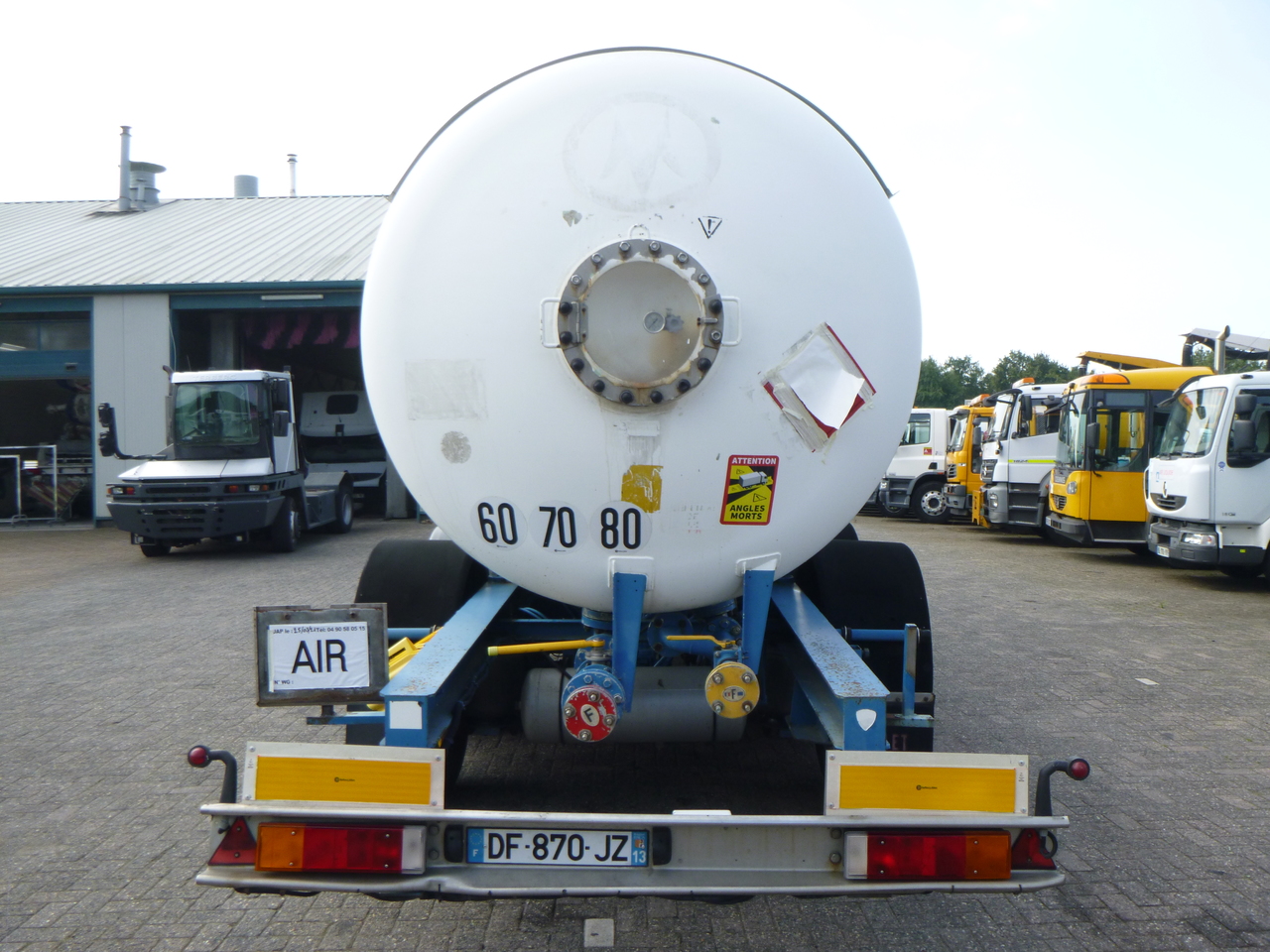 Semirreboque tanque para transporte de gás Guhur Low-pressure gas tank steel 31.5 m3 / 10 bar (methyl chloride): foto 5