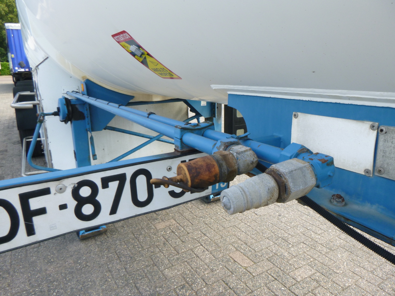 Semirreboque tanque para transporte de gás Guhur Low-pressure gas tank steel 31.5 m3 / 10 bar (methyl chloride): foto 15