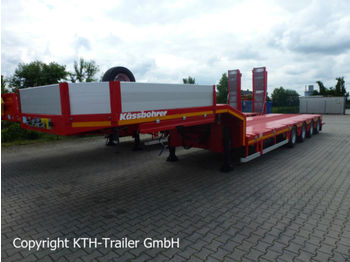 Semireboque baixa para transporte de máquinas pesadas nuevo Kässbohrer Tieflader Lowbed SLH 4 hydr. Achsen  Extandable: foto 1