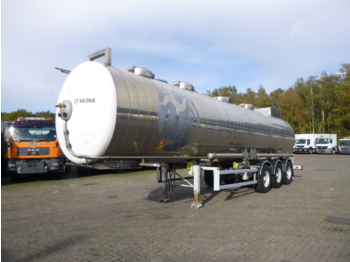 Semirreboque tanque para transporte de produtos químicos Maisonneuve Chemical tank inox 32.8 m3 / 1 comp ADR valid till 11/04/2022: foto 1