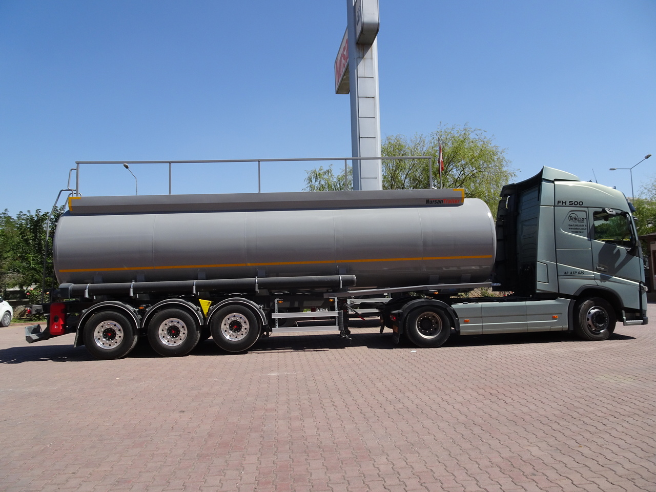 Semirreboque tanque para transporte de produtos químicos nuevo NURSAN Slurry Tanker: foto 4