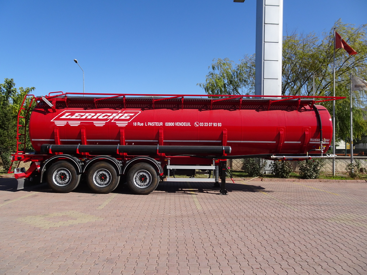 Semirreboque tanque para transporte de produtos químicos nuevo NURSAN Slurry Tanker: foto 11