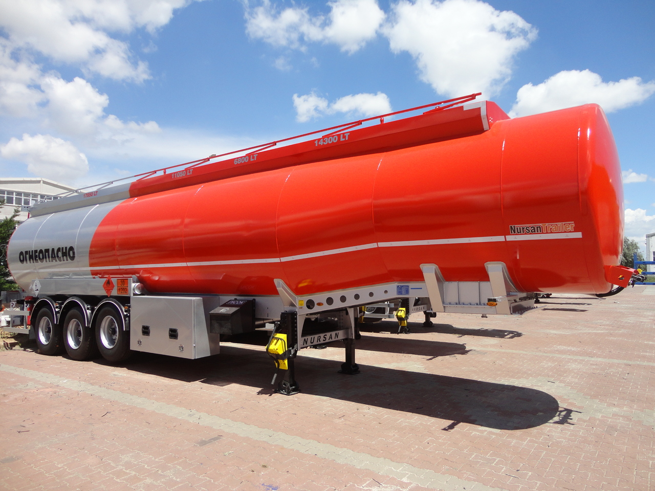 Semirreboque tanque para transporte de combustível nuevo NURSAN Steel Fuel Tanker: foto 9