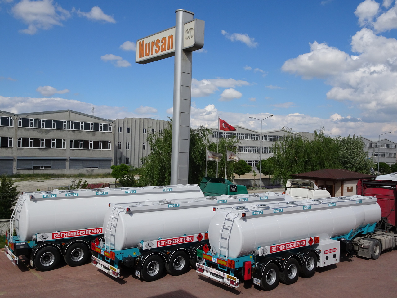 Semirreboque tanque para transporte de combustível nuevo NURSAN Steel Fuel Tanker: foto 5
