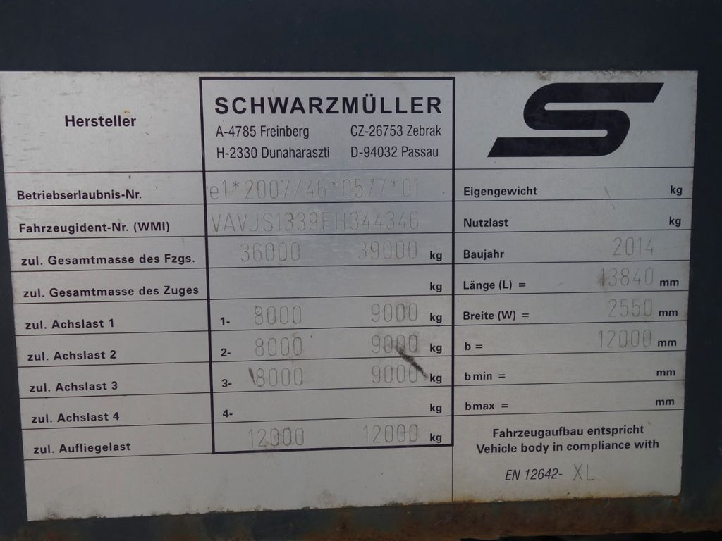 Semi-reboque de lona Schwarzmüller SPA 3/E Standard, Liftachse, Joloda,TOP Zustandt: foto 17