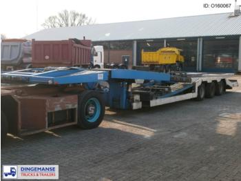 Louault 3-axle truck/machinery transporter trailer - Semireboque baixa