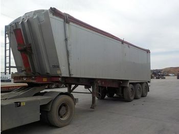  2007 Weightlifter Tri Axle Insulated Bulk Tipping Trailer c/w WLI, Easy Sheet (Plating Certificate Available, Tested 05/20) - Semireboque basculante