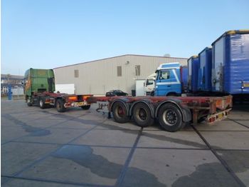 D-TEC 4-as combi trailer - 47.000 Kg - - Semireboque transportador de contêineres/ Caixa móvel