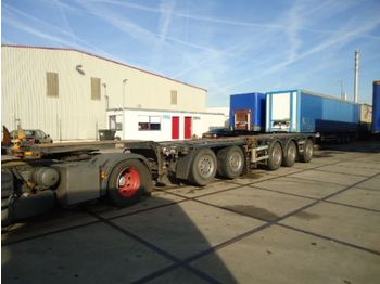 D-TEC 5-Axle combi trailer - CT 53 05D - 53.000 Kg - Semireboque transportador de contêineres/ Caixa móvel