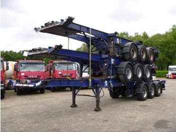 Dennison Stack of 3 units - 3-axle sliding container trailer - Semireboque transportador de contêineres/ Caixa móvel